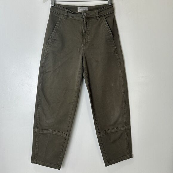 Everlane Olive Green Women's Pants - Picture 1 of 11